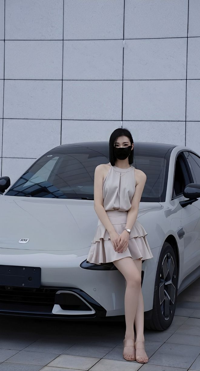 质量都这么高的吗？仙女也就长这样吧冰球突破游戏小米SU7的美女车主(图2)
